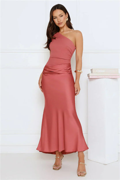 Starlit Darling Satin Maxi Dress