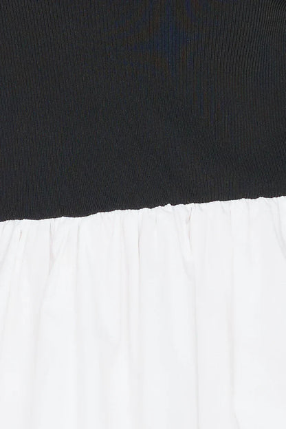 Cotton Clouds One Shoulder Mini Dress White