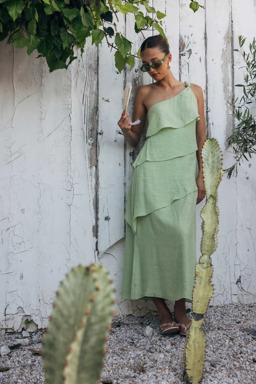 Freya Ruffle Tiered Maxi Dress