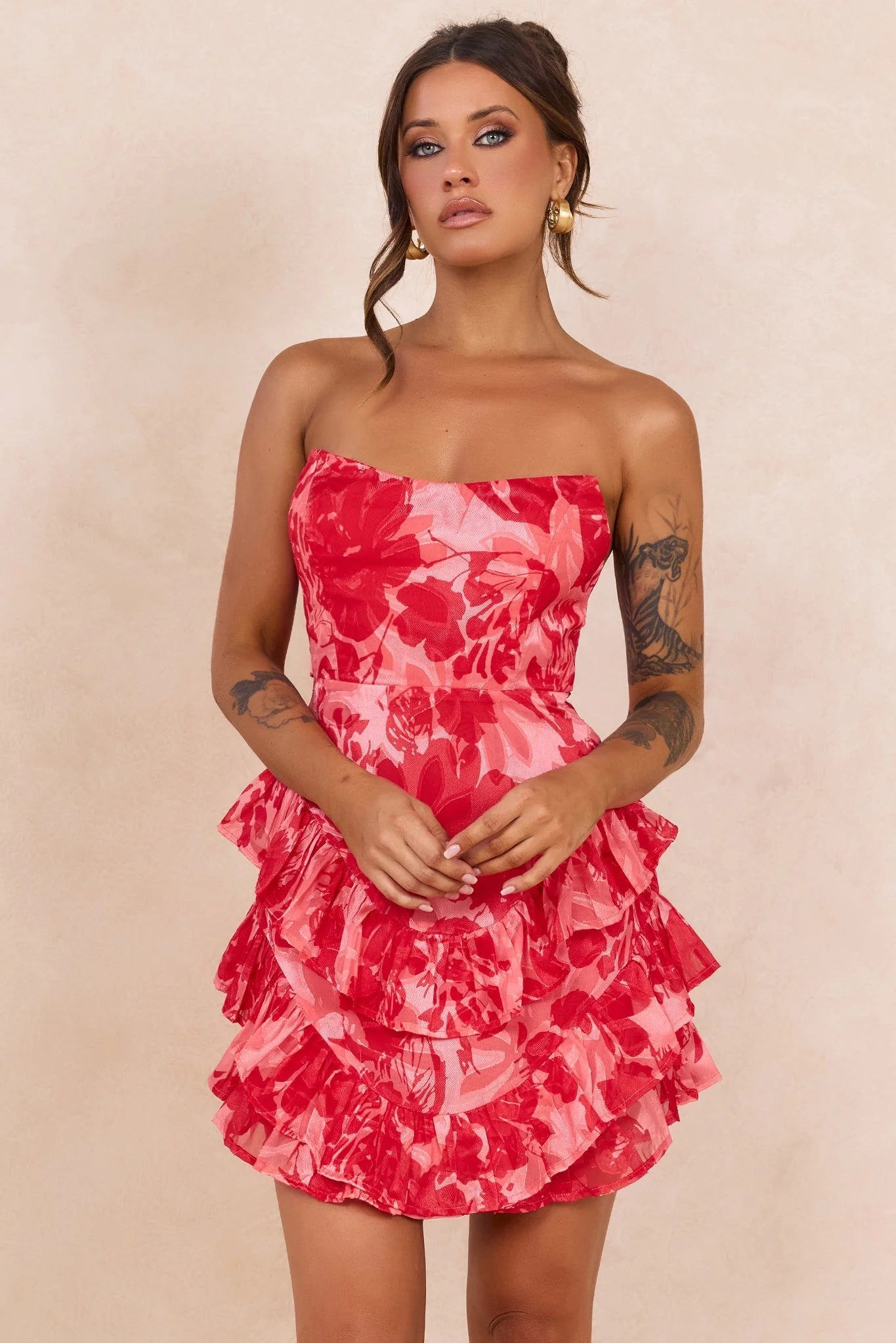 Got Glam Mini Dress - Red