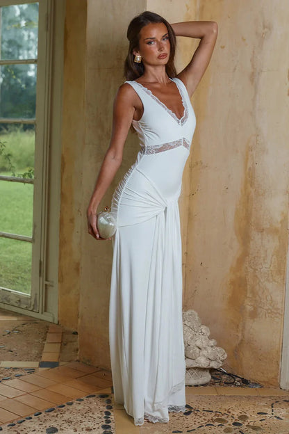 Sophia Maxi Dress - White