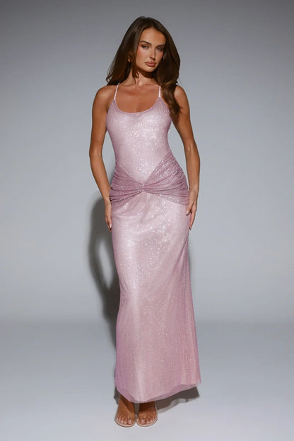 Exclusive Events Maxi Dress Pink