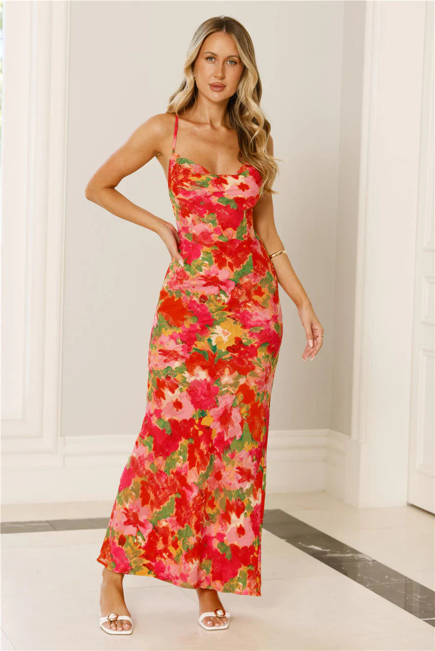 Juicy Secret Maxi Dress Print
