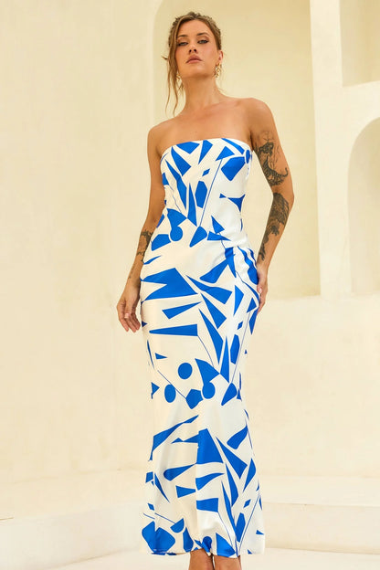 Dawn Maxi Dress - Blue