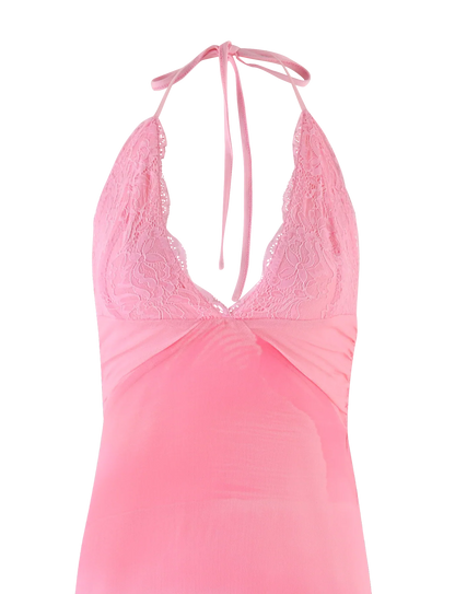 DENAE MAXI DRESS - PINK : FLORAL : PINK BLOSSOM