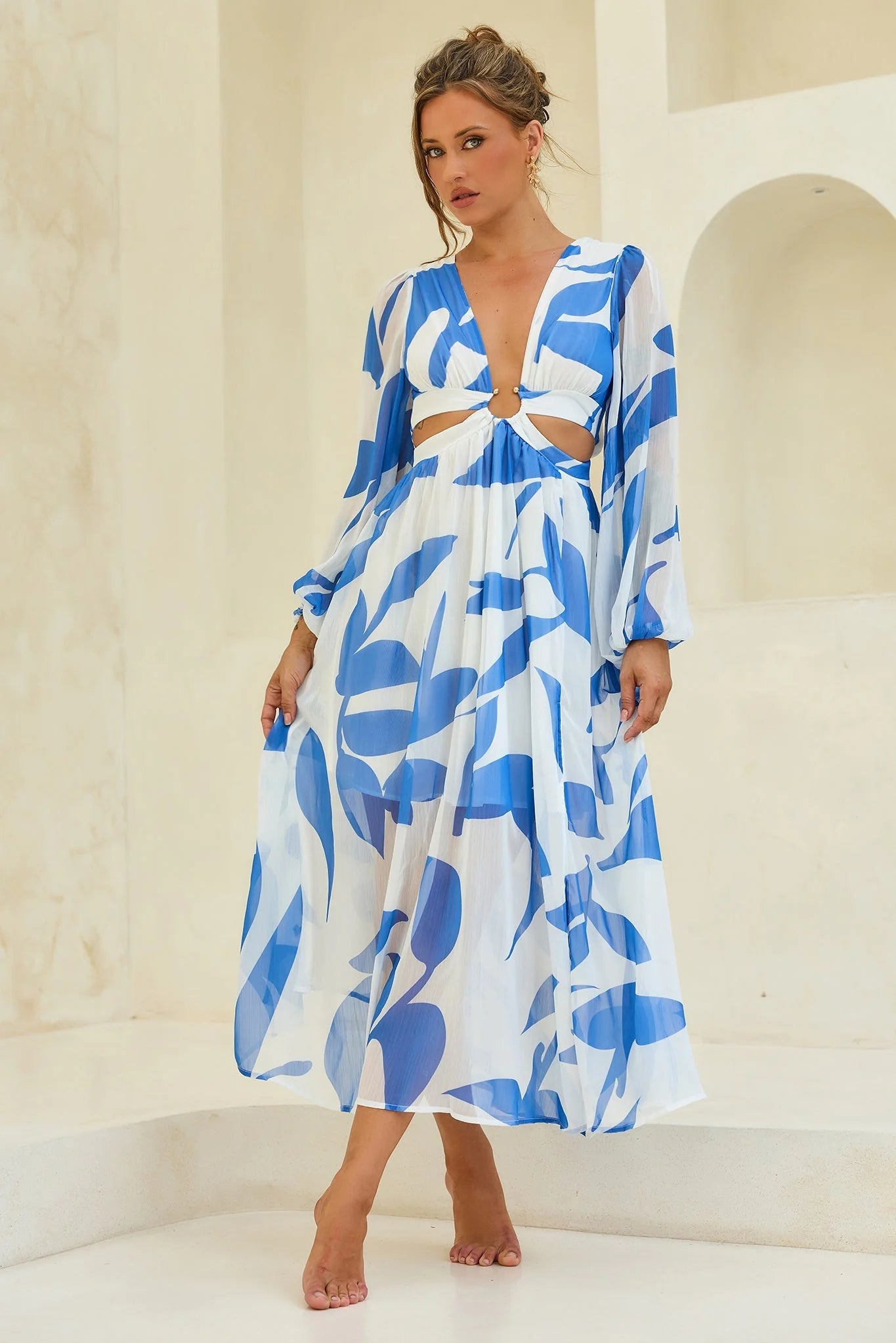All Time Fave Midi Dress - Blue