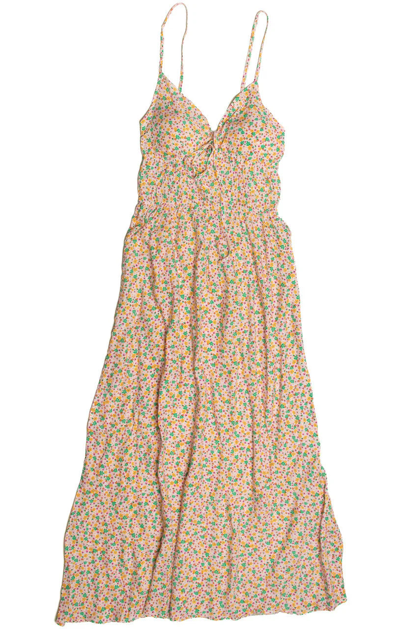 Padded Cup Ditsy Floral Maxi Dress