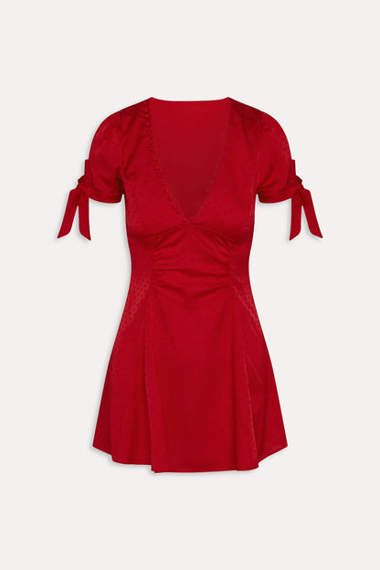 Ella Satin Mini Dress - Heartstrings