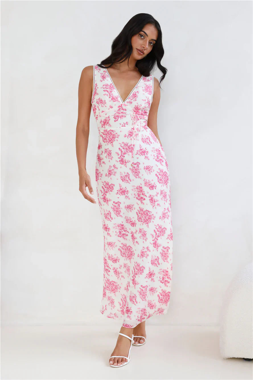 Soft Florals Maxi Dress