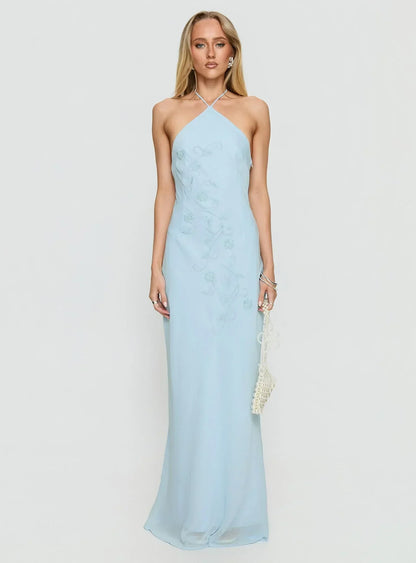 Epilogues Arrowhead Maxi Dress Blue
