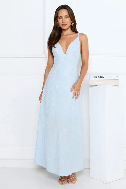 Soft Moonbeam Maxi Dress