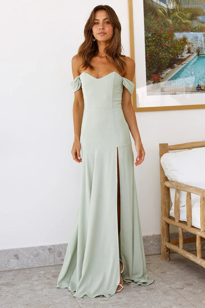 Blushing Cinderella Maxi Dress