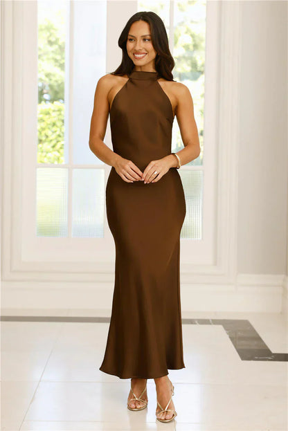Icon Status Satin Maxi Dress