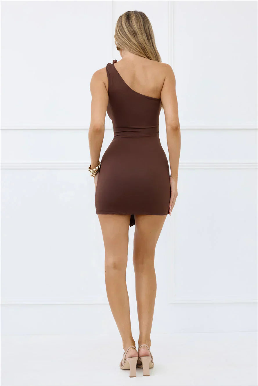 Afterparty Vibes One Shoulder Mini Dress