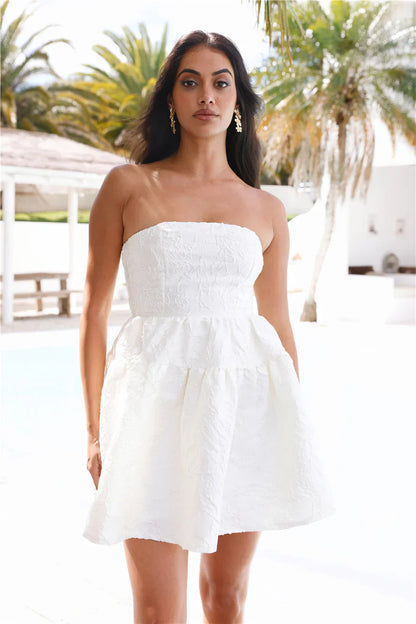 Silhouette Of Dreams Strapless Mini Dress