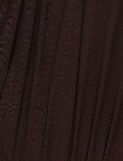 Evanna Mini Dress - Brown : Chocolate