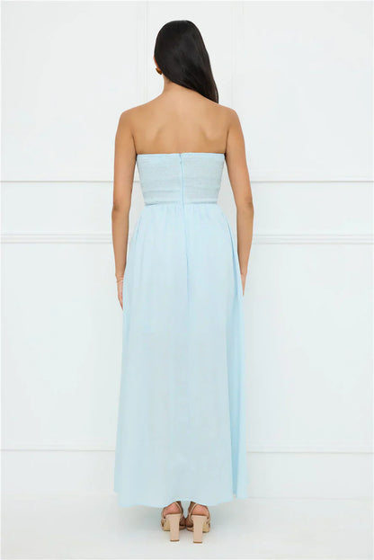 Luciana Strapless Maxi Dress