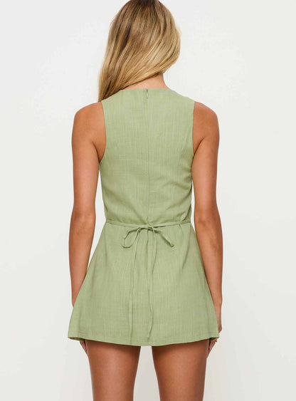 Laird Playsuit Green