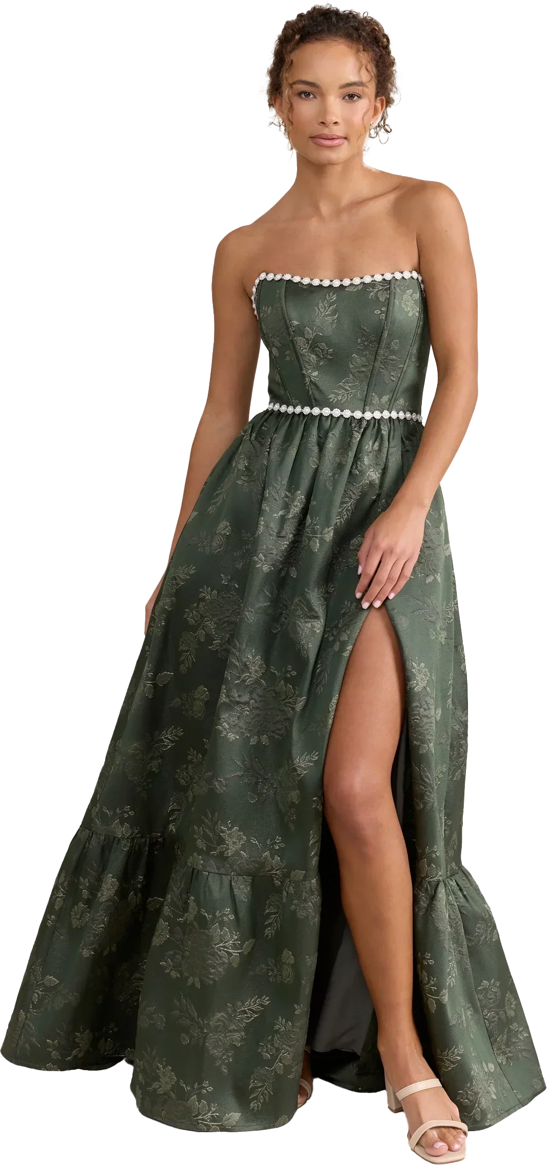 Ellapink Luxe Jacquard Dress | Made To Order