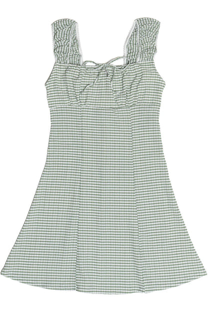 Gingham Fit & Flare Mini Dress