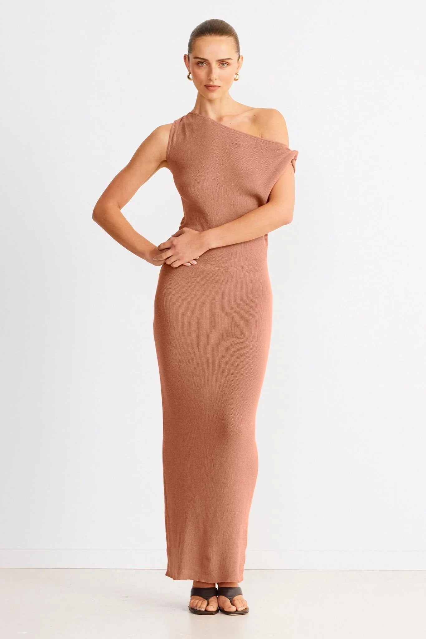 Calina Maxi Dress - Clay