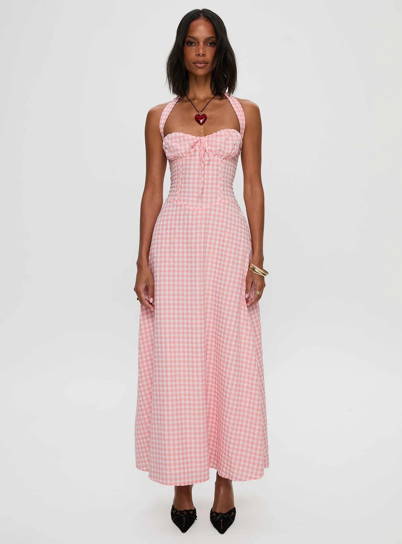 Lucky For You Halter Maxi Dress Multi