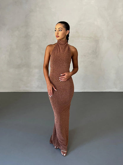Aurora Gown - Bronze Gold