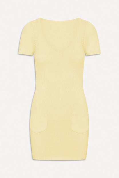Daphne Knit Mini Dress - Morning Light