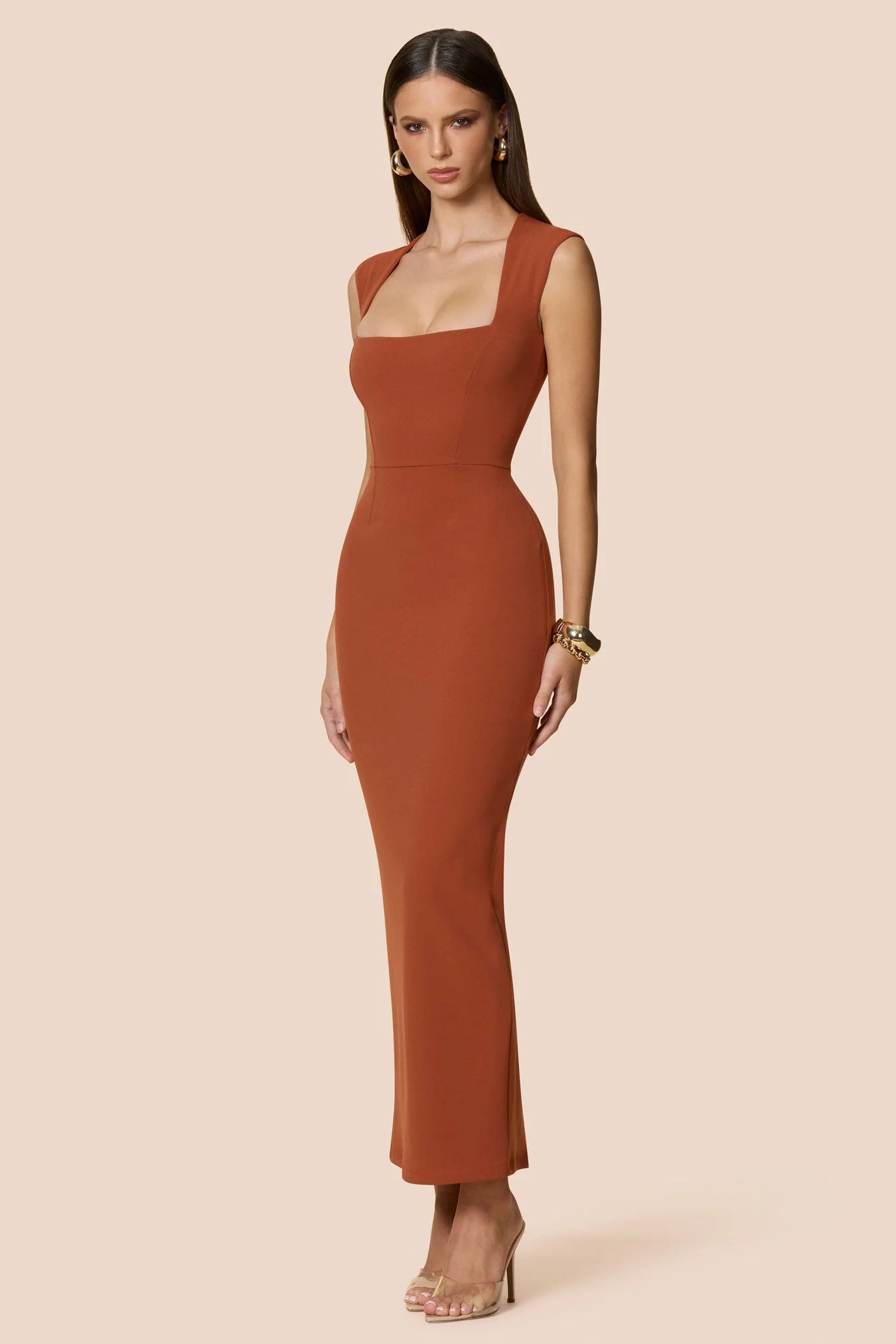 Nookie Savannah Midi Dress - Toffee