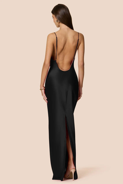 Nookie Valerie Cowl Gown - Black