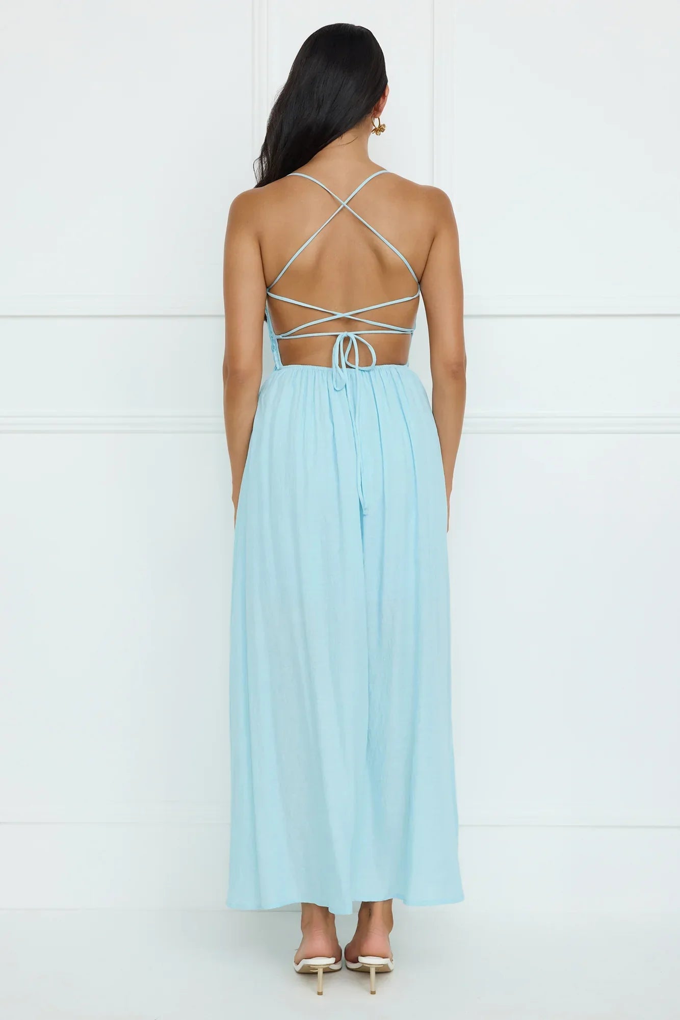 Discover Yourself Maxi Dress Blue