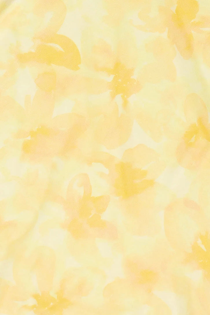 Floral Print Mesh Cami Dress