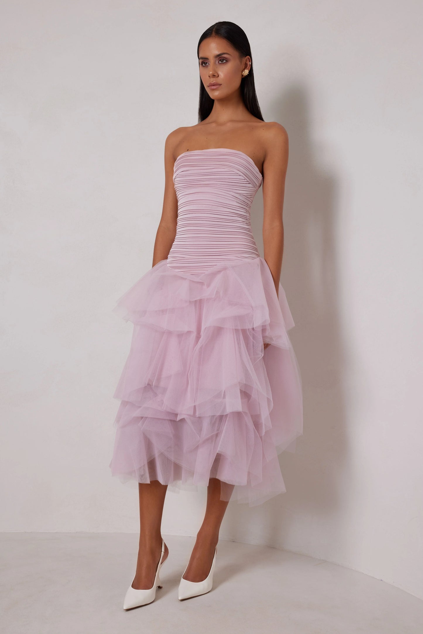 Celine Dress - Rose Pink