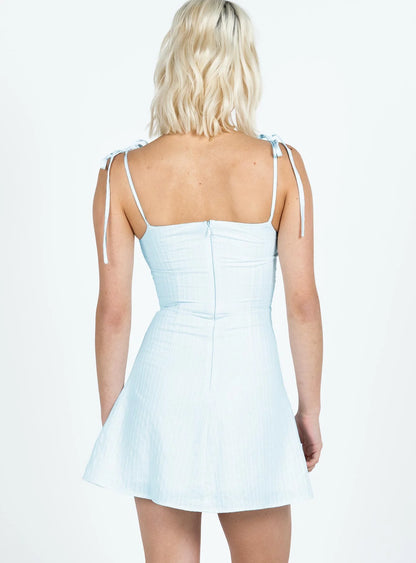 Lunya Mini Dress Blue