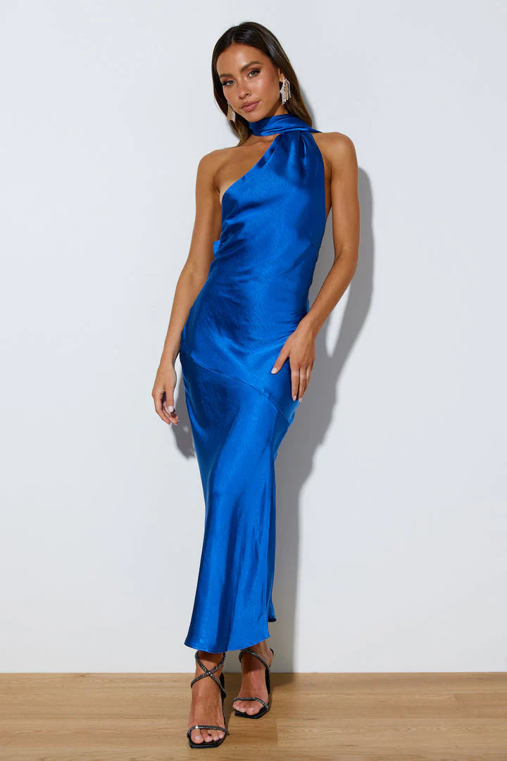 Athena Dress - Cobalt