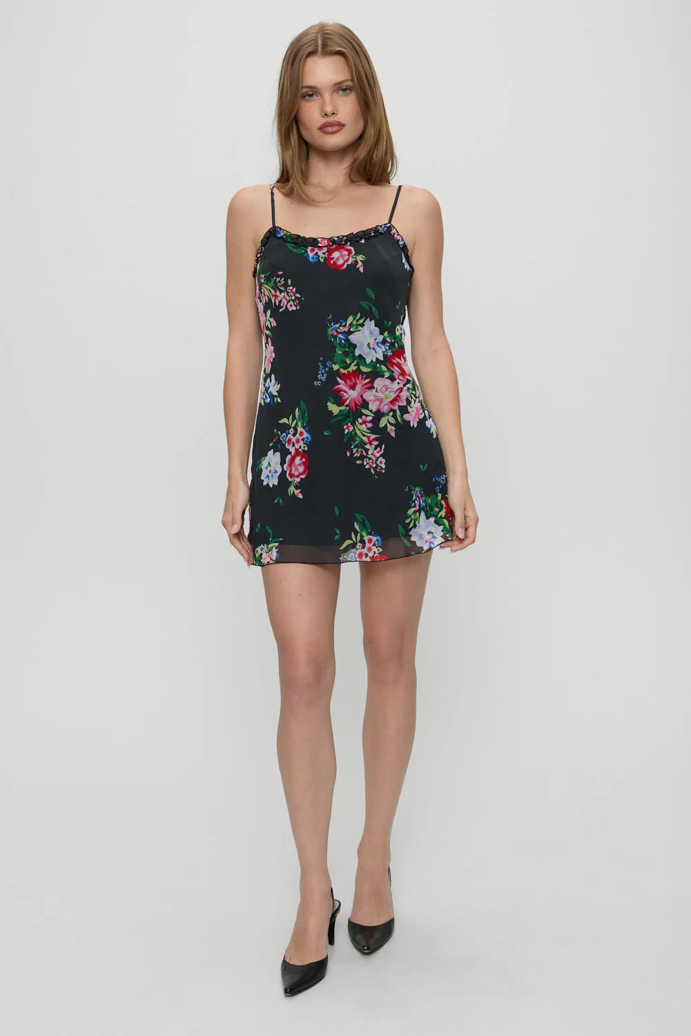 Josie Floral Mini Dress - Bouquet