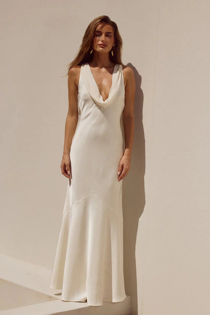 Gabriella Cowl Neck Maxi Dress