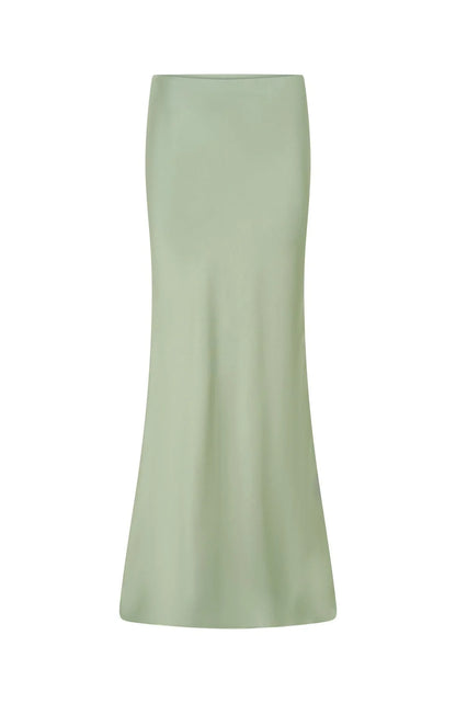Forever Starts Now Maxi Skirt Sage