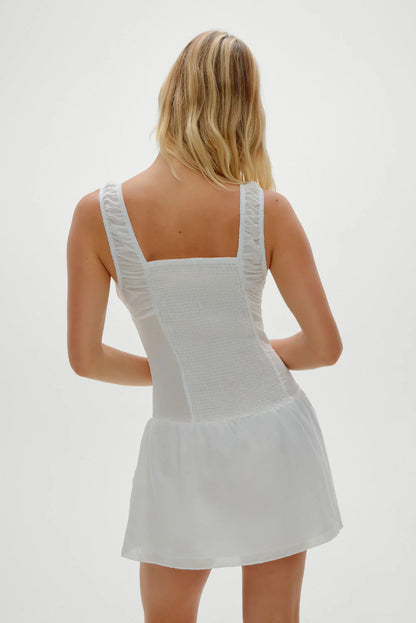 Christa Ruffle Mini Dress - Sunrose