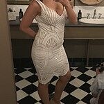 Can't Help But Wait Dress White