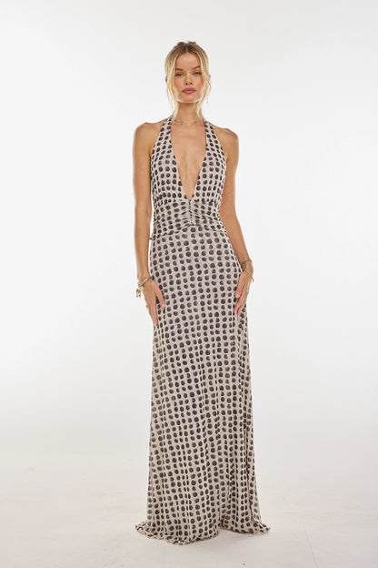 Sheveta Chelsea Maxi Dress in Eclipse
