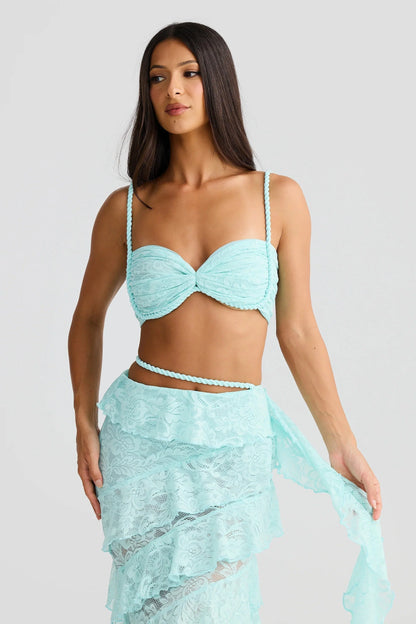 Ahria Top - Aqua