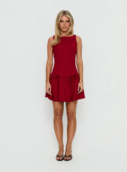 Milienne Mini Dress Red