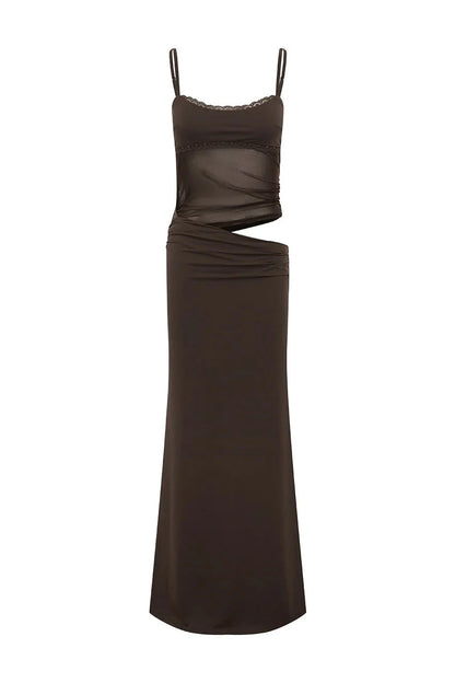 Celyse Maxi Dress - Chocolate