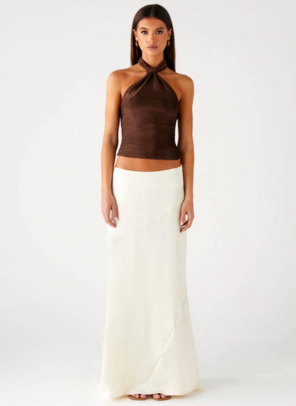 Amber Light Top - Chocolate