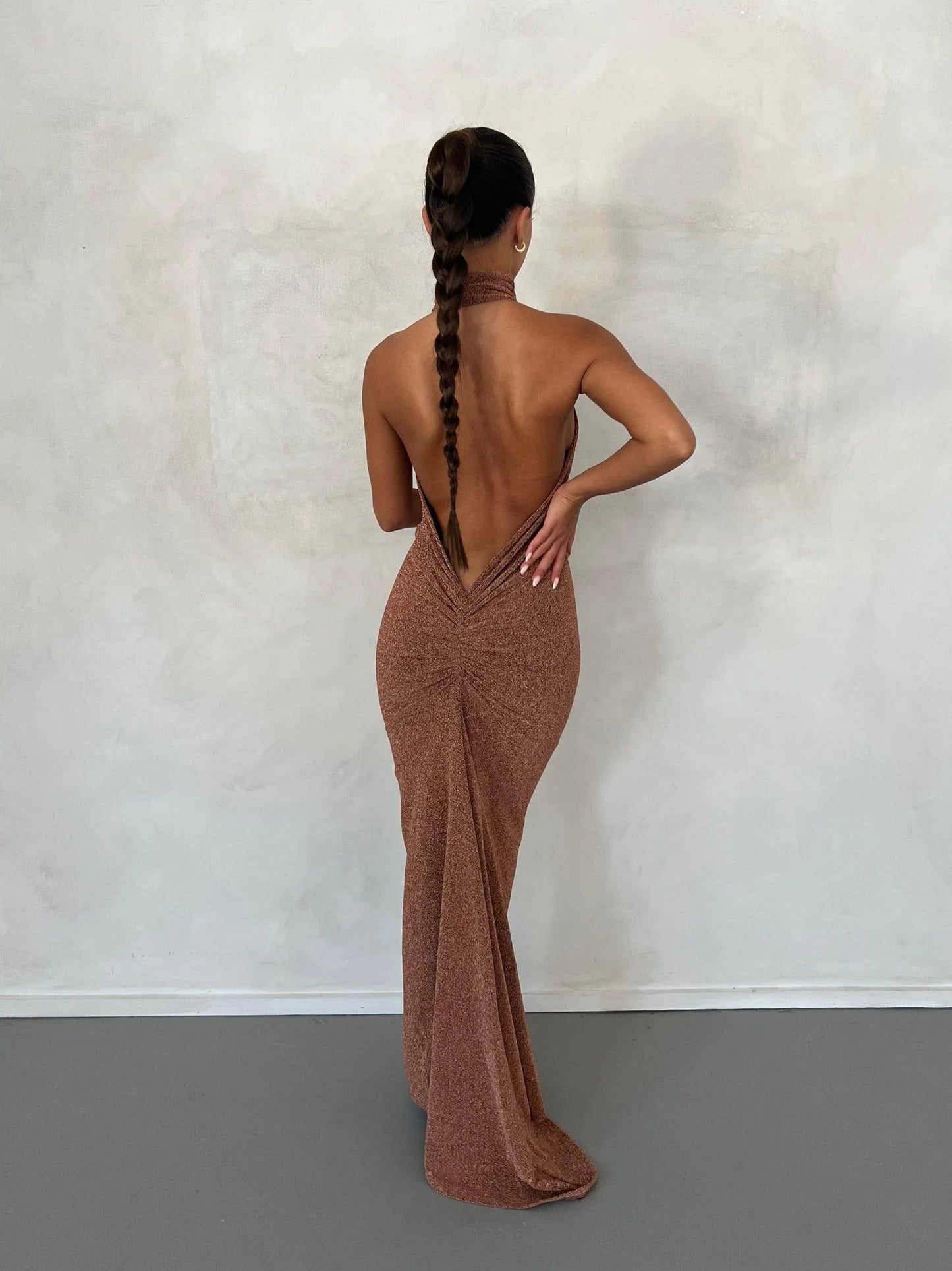 Aurora Gown - Bronze Gold