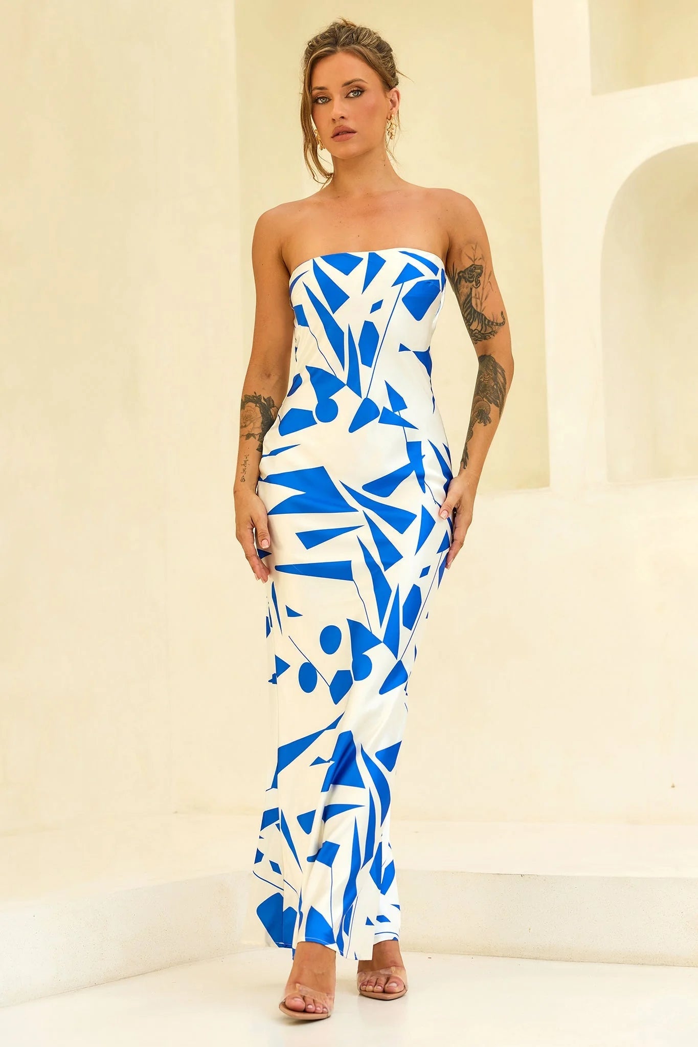 Dawn Maxi Dress - Blue