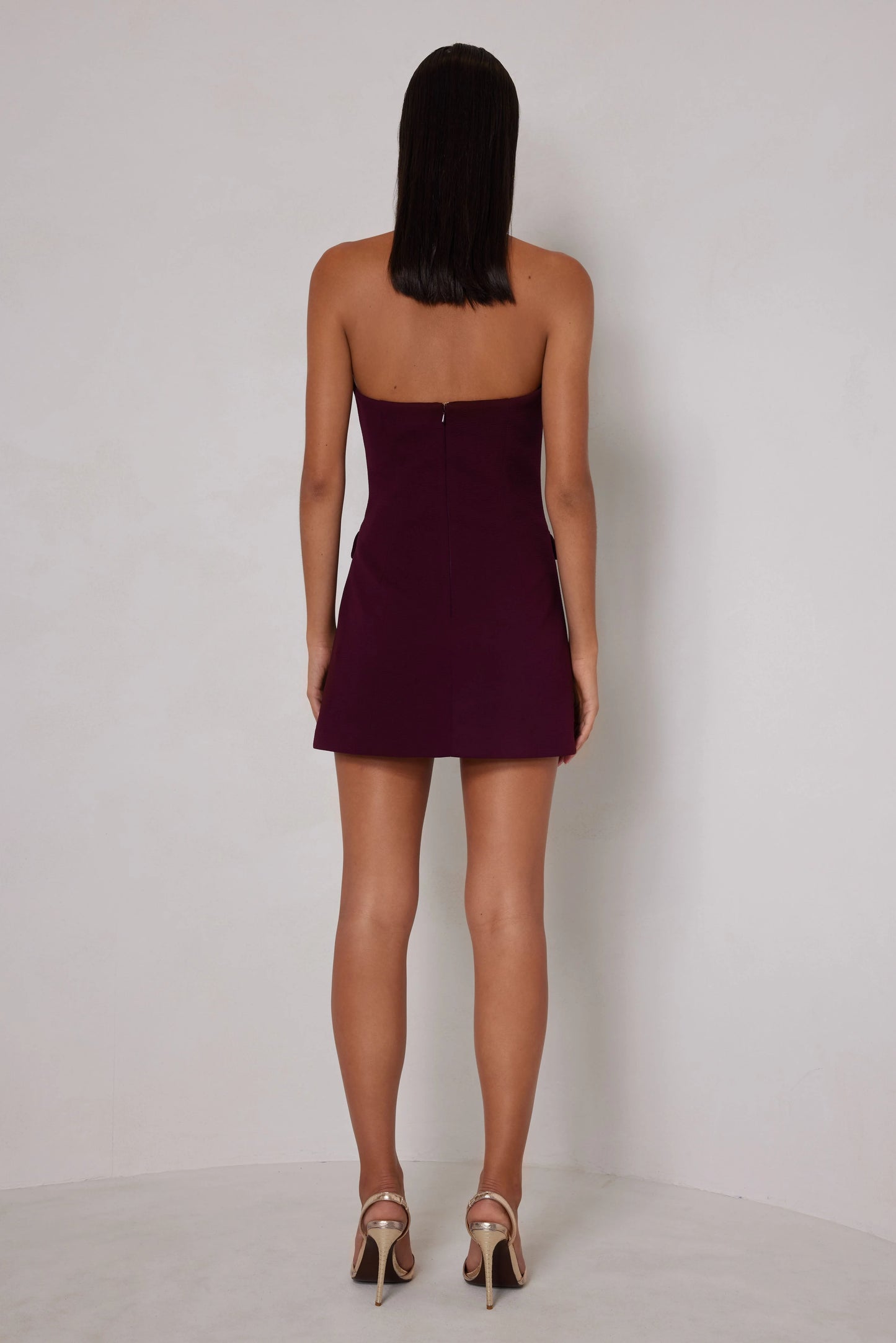 Jillian Dress - Deep Plum
