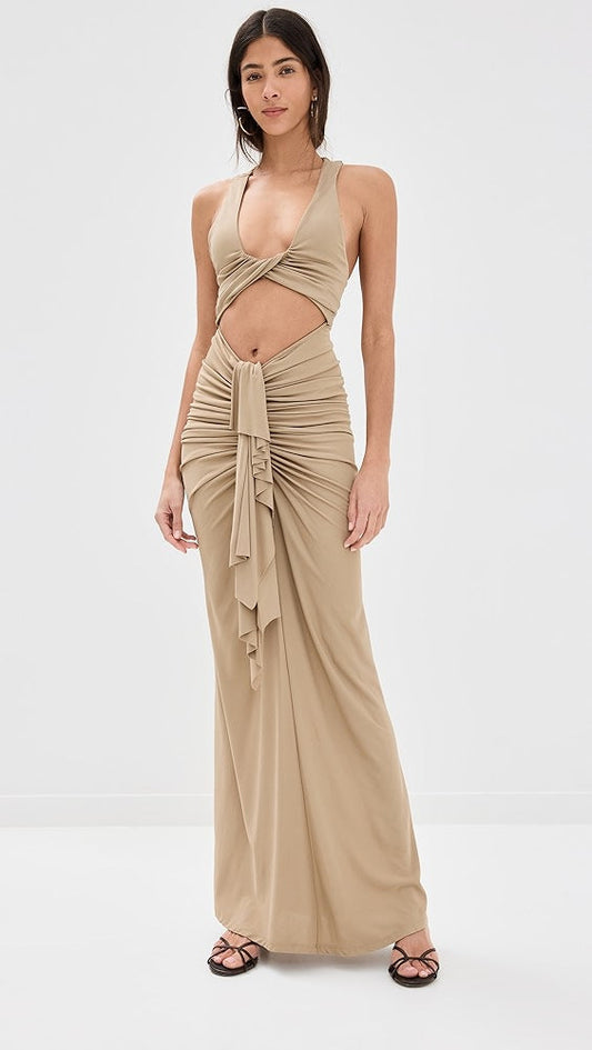 Christopher Esber Vivenda Drape Front Dress  Vivenda Drape Front Dress