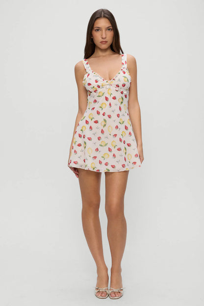 Dreamer Chiffon Mini Dress - Amalfi